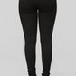 Narrow waist skinny jeans - Black