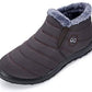 Men's-Shoes Warm High Top Plush Loafers Winter Boots